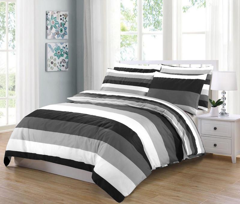 Luxury Print Duvet Cover 100% Soft Microfiber Premium Soft Quality Pillowcase Quilt Bedding Set Double King Super King Bed Sizes 3