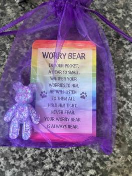 Product Review of Worry Bear Keepsake Bear, Anxiety, Mental Health - Gift Present Ideas from M**E ¯**¯ 0