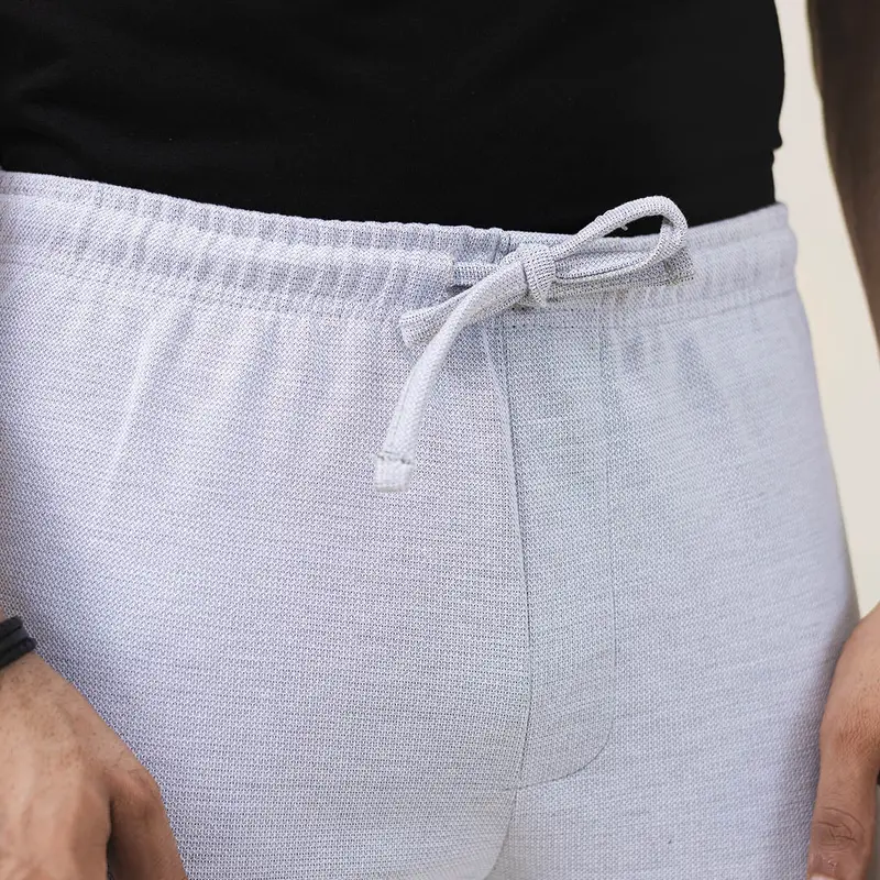 Vogue Men Essential Basic Jogger Casual Pant Light Gray 4
