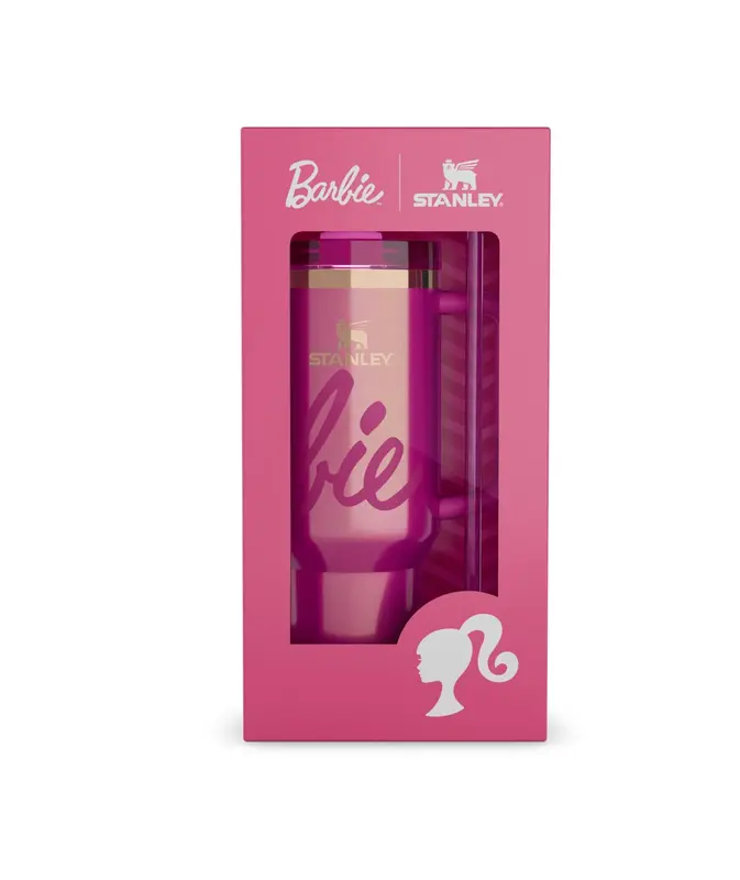Pink Ba-rb-ie for Stan-ley Cup 40 oz with handle Stainless Steel Quencher Tumbler 5
