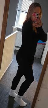 Product Review of Zip Up Ribbed Jump Suit from K**e W**e W** 1