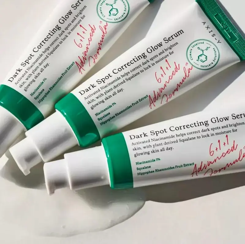AXIS-Y Dark Spot Correcting Glow 5% Niacinamide & Rice Brightening Moisturizing Face Serum Radiance Skin Toner Korean Skin Care Moisture 50ml Hydrate 6
