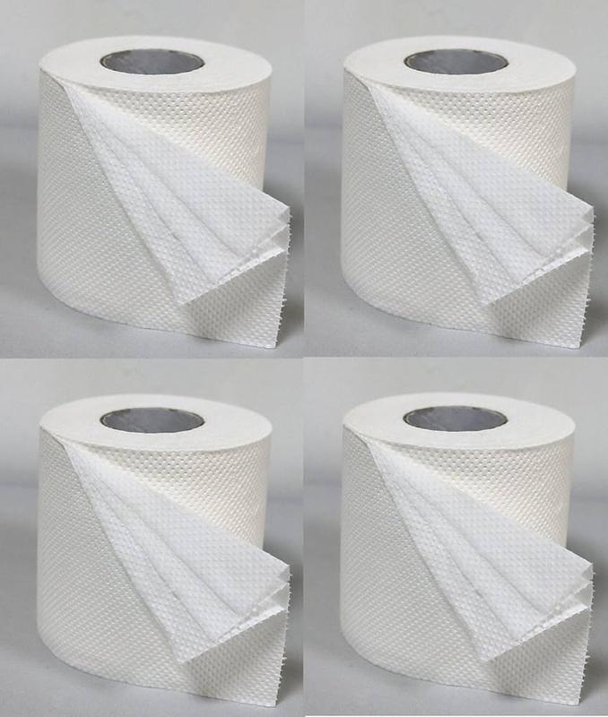 Velvet Classic Quilted Toilet Tissue 24 Rolls - Luxuriously Soft, Strong and Absorbent Toilet Roll - Jumbo Bulk Pack 24 Rolls - 3-ply - White Wipes 3