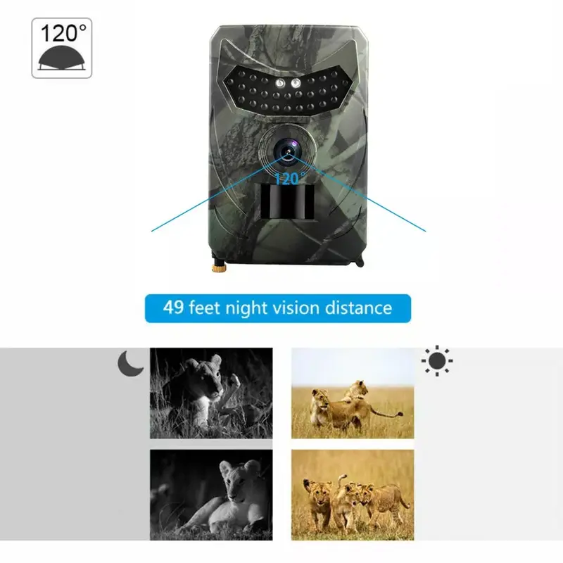 Trail Wildlife Camera 36MP 1080P HD Trap Game Hunting Cam PIR HD Night Vision UK 7