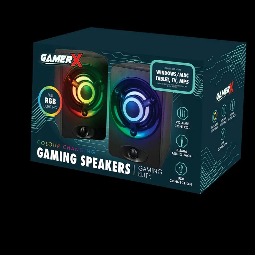 LED Colour Changing Computer Laptop TV PC Tablet Mac MP5 Gaming Speakers Android Audio Lights Smartphone