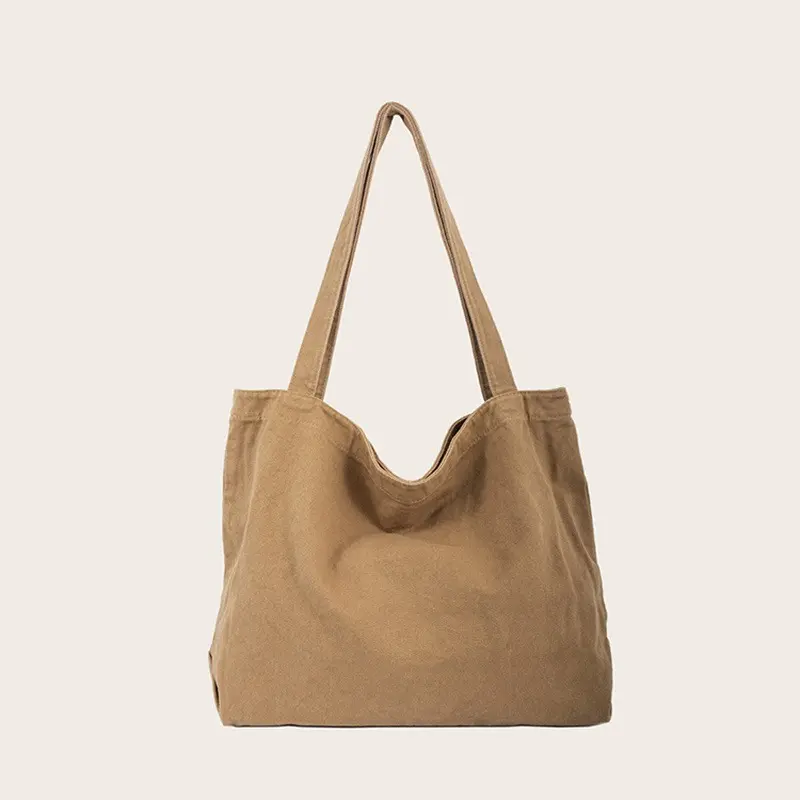 Large Capacity Solid Color Bag, Shopping Bag, Tote Bag, Shoulder Bag 2