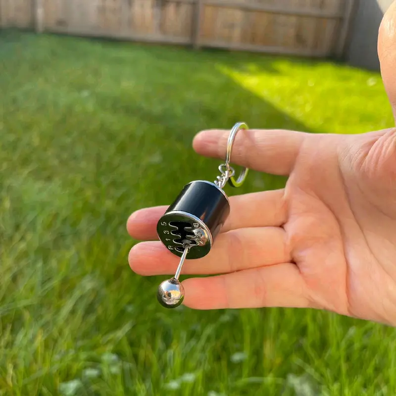 1 Piece Car Gear Lever Shaped Keyring/Keychain 2