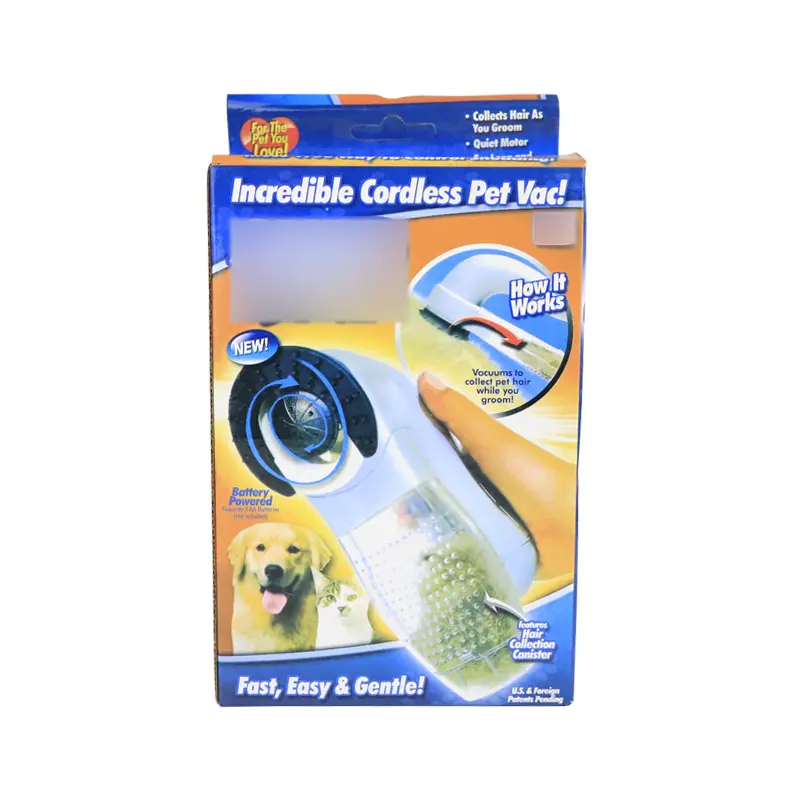 Electric Pet Hair Absorber Portable Pet Massage Cleaning Vacuum Cleaner 1