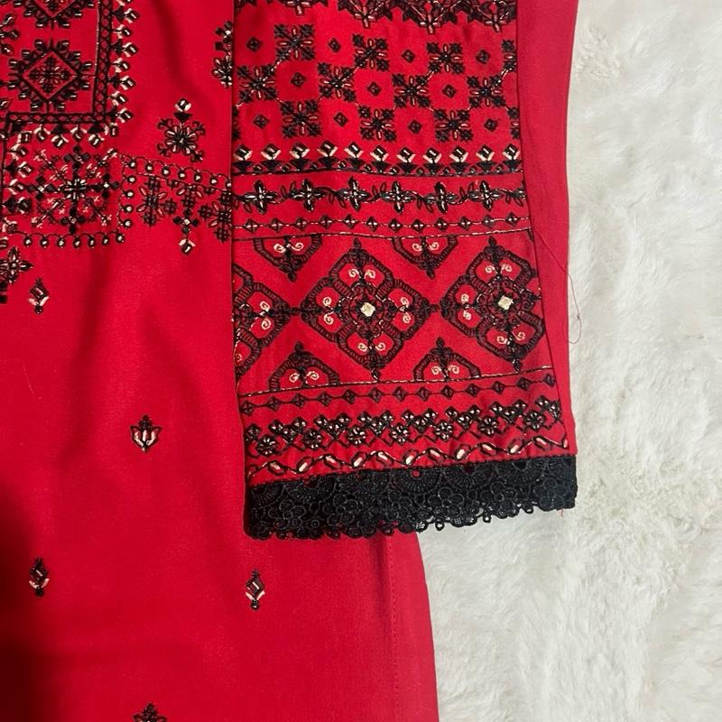 Pakistani suits…Noor’s-Dhanak 2pc co-ord set Emboidery shirt and Embroidered palazo 5