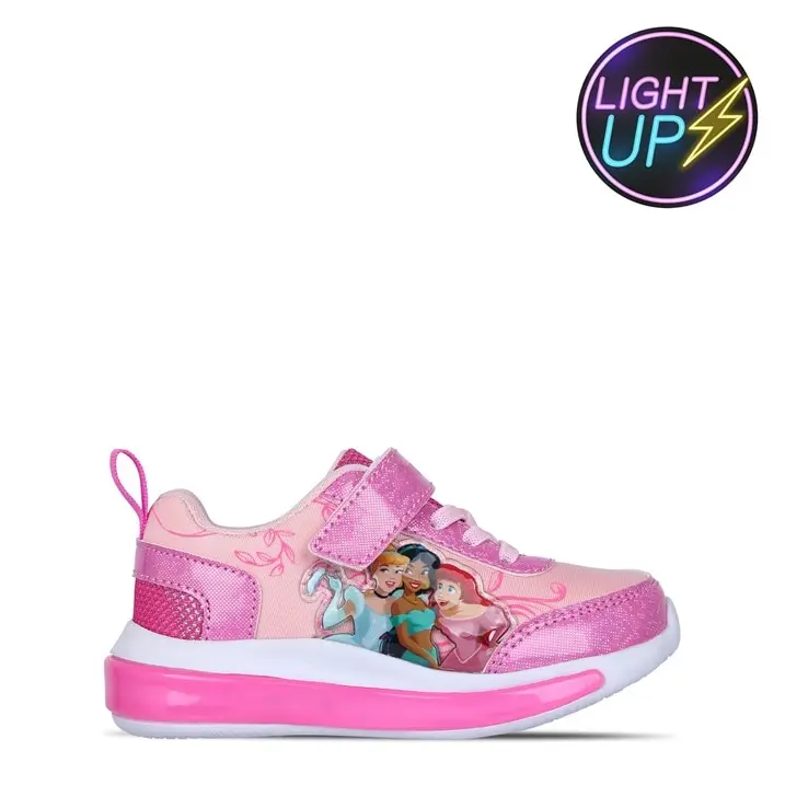 Character Girls Lights Infant Trainers Sneakers Sports Shoes Light Up