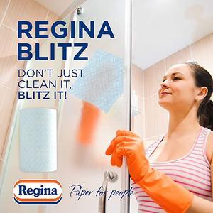 Regina 24 Rolls Blitz Kitchen Towel Super Strong 3 Ply 70 Sheets per roll Amazing Value Kitchen Soft Pattern Cleaning Household kitchen rolls 2