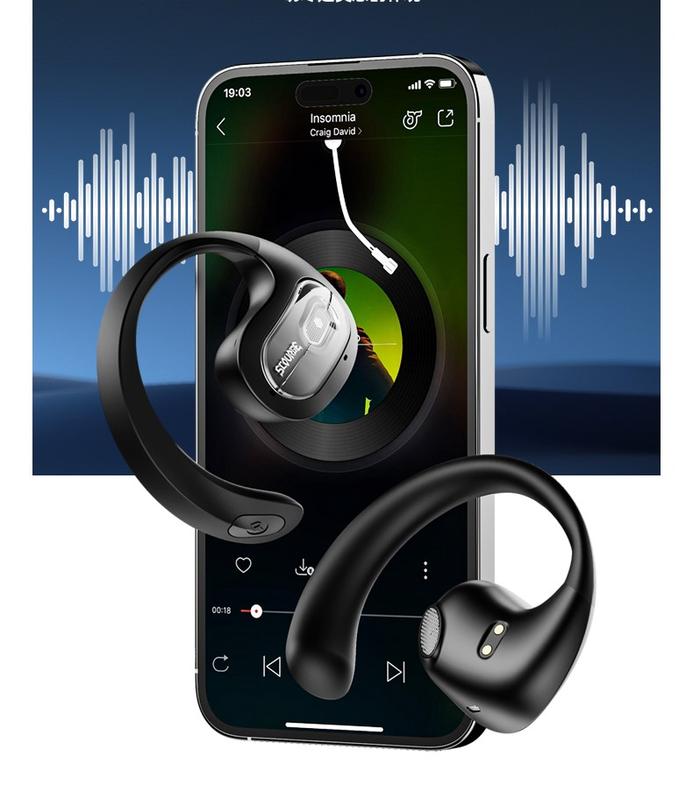 TF-T07 Stealth True Wireless Earbuds – Black | Precision Sound, 25H Battery, Bluetooth 5.4, Type-C Charging 4