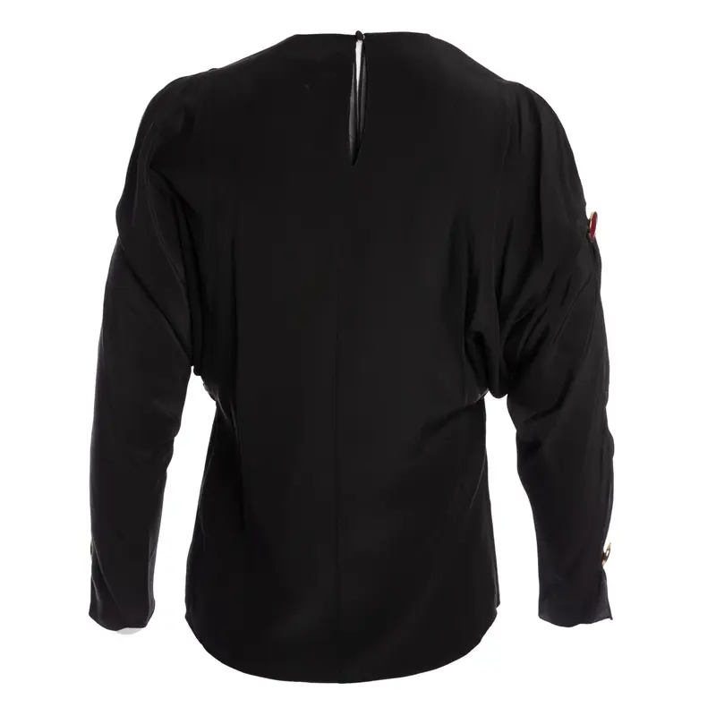 Preowned Black batwing sleeve blouse 0