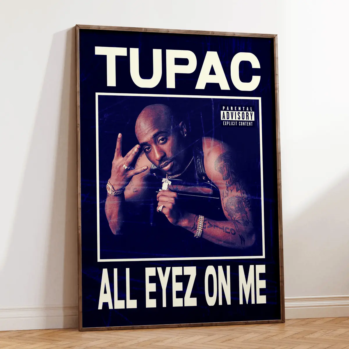 2Pac Poster | Tupac Shakur | Tupac Music Gift | Hip Hop Wall Art | A3 Print