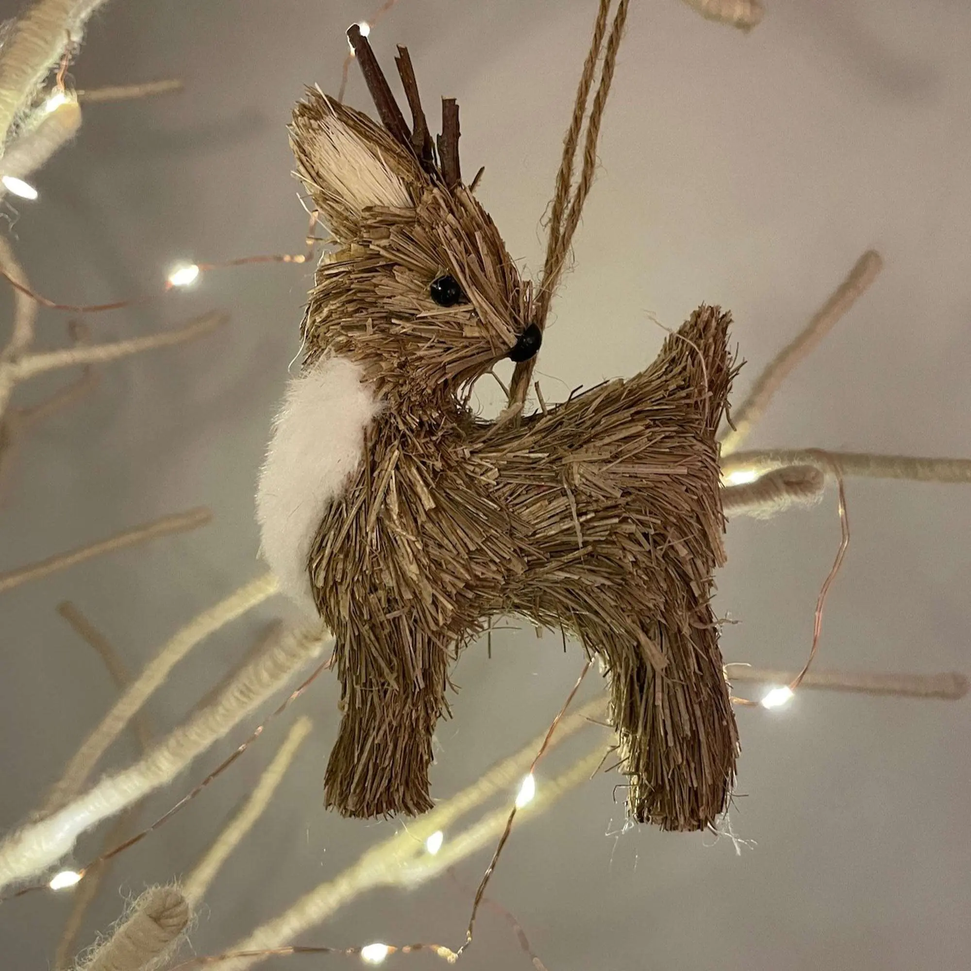 Deer Ornament - Natural