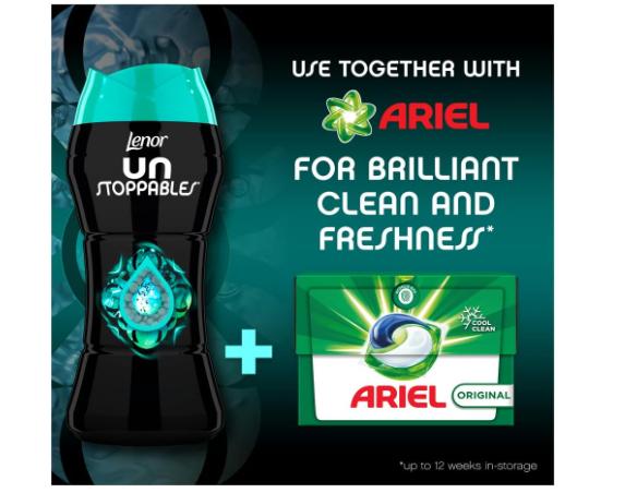 Unstoppables In-Wash Laundry Scent Booster Beads, 570g, Fresh Scent, A Boost Of Freshness For Up To 12 Weeks In Storage 4