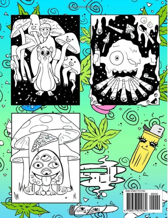 Product Introduction of Let's Get High And Color: Stoner Coloring Book For Adults 6
