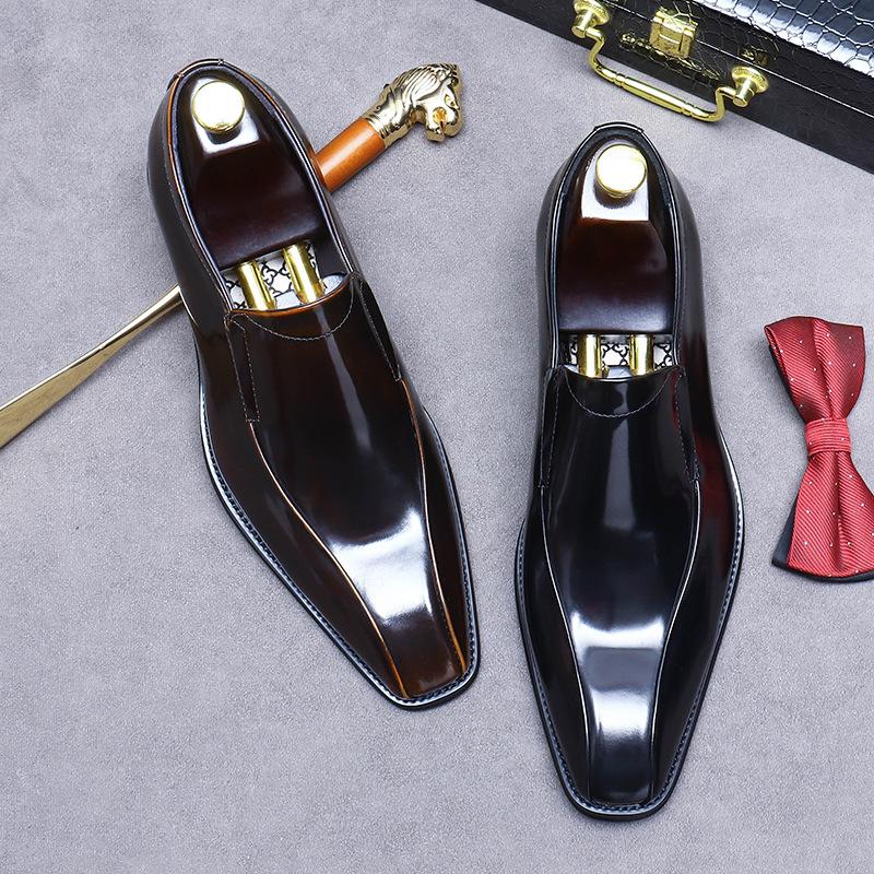 Product Introduction of Business Formal Wear Shoes Cowhide Men's Office Shoes 14