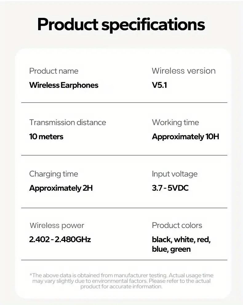 Product Introduction of Wireless  Bluetooth Headphones, Gaming Headset, Foldable Portable Wireless Earbud, Noise Canceling Headphones with Microphone, Electronic Audio,Music, Christmas Gifts 6