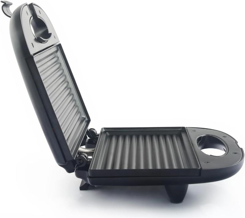 Domestic King 3 IN 1 Snack Maker Waffle Machine, Sandwich & Toastie Maker, Panini & Grill Press, Interchangeable Non-Stick Plates 1
