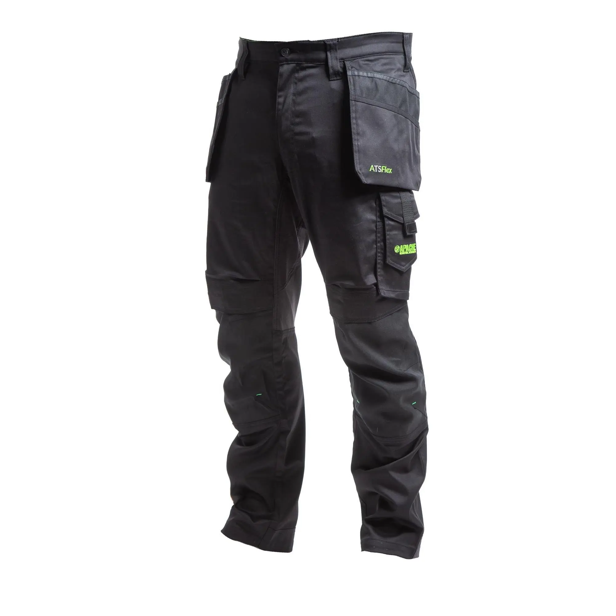 Apache Bancroft slim fit stretch flex holster knee pad pockets work trousers