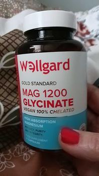 Product Review of Wellgard Magnesium Glycinate, Mag 1200, Sleep Magnesium Supplement, Pure Magnesium Glycinate instead of 3 in 1 from n**1 0