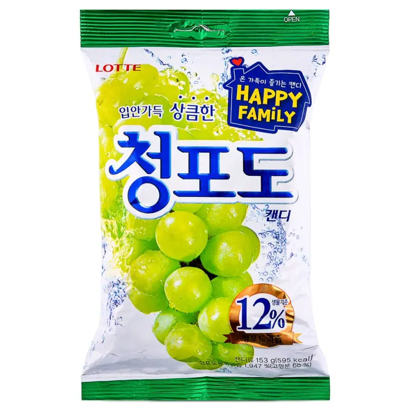Lotte Green Grape Candy 153g