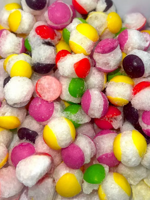 Frost Freeze Candy Sour Skittles - Vegetarian Snack Candy Sweet Sugar Rainbow Crunchy Dried Candies sweets freezedriedsour 1