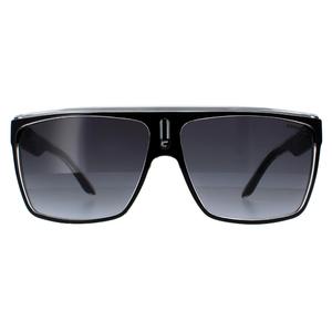 Carrera Sunglasses 22 80S/9O Black White Grey Gradient for Unisex Sunglasses - Mens - Womens - Sunglasses - Eyewear