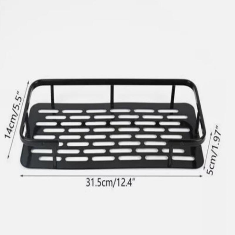 Product Introduction of 2Pcs Bathroom Shower Caddy Shelf Organizer No Drill Wall Mounted Shower Shelves Racks 8