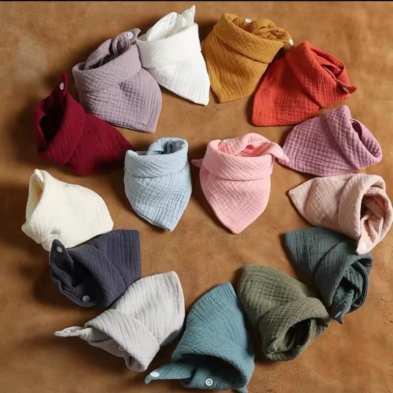 5 Piece Baby Feeding and Drool Bibs Set for Boys and Girls 1