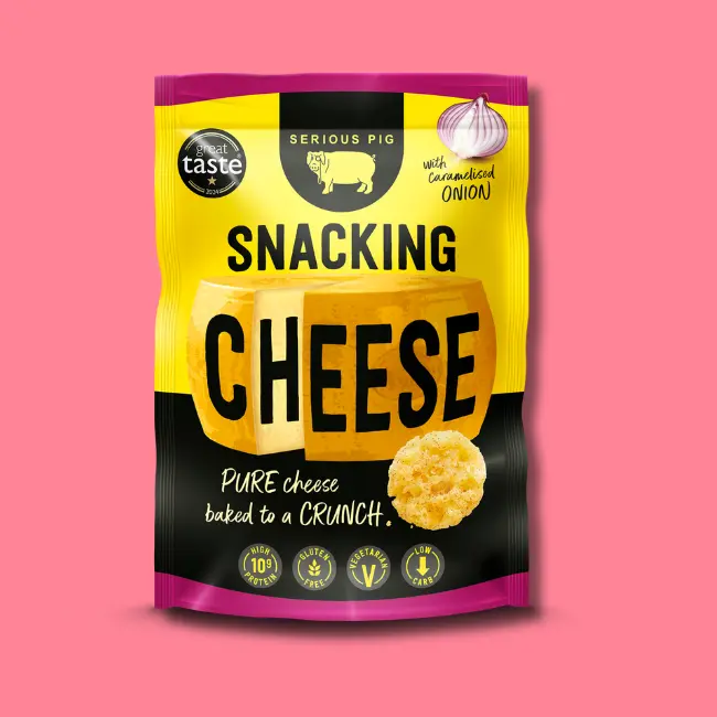 Serious Pig - Crunchy Snacking Cheese - Caramelised Onion