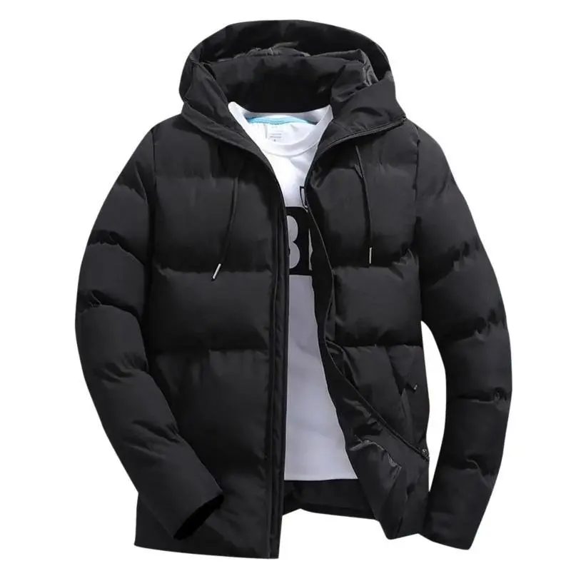 [2025]Fashion Parkas Men Winter Overcoat Men's Casual Jacket Warm Hooded Thick Puffer Coat Outwear Business Hombre Menswear Tops Underwear Human