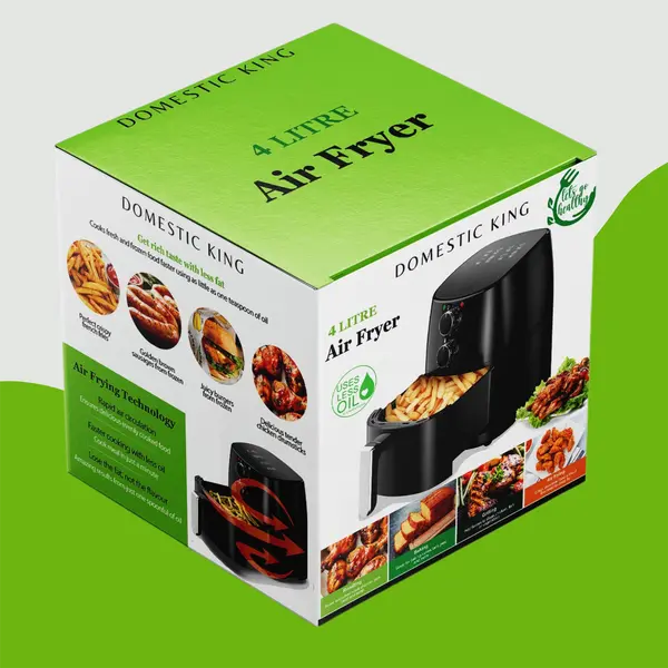 Domestic King 4L Air Fryer With Free Recipe Book- DK18056 5