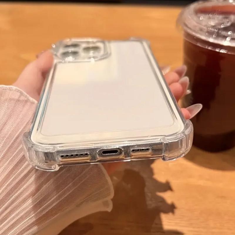 Luxury Clear iPhone Case with Camera Lens Protection for iPhone 14 Pro/Pro Max/15 Pro/Pro Max/16 Pro/16 Pro Max- Handheld Accessories - Cover 1