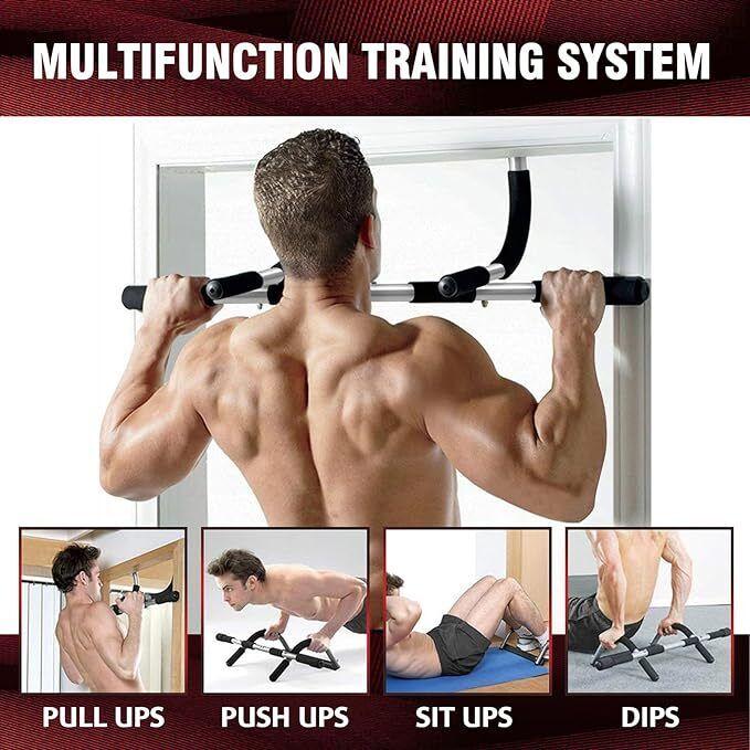 Product Introduction of Heavy Duty Pull Up Bar Doorway Frame Chin Up Bar with Ergonomic Multi Grip, Home Gym Workout Fitness Bar Exerciser - (Fits Almost All Doors) 34