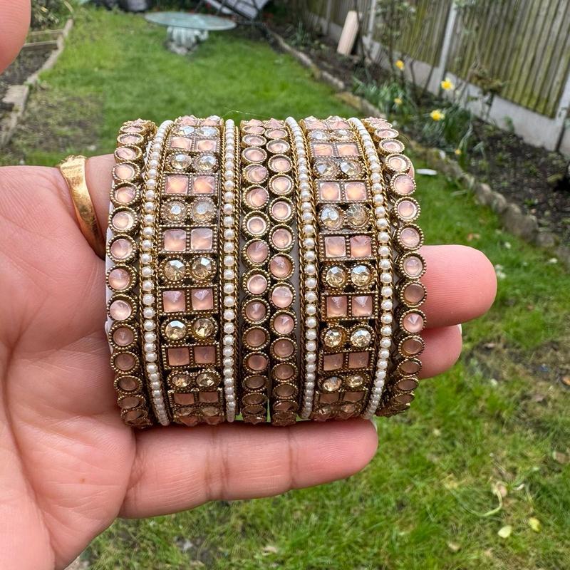 Beautiful coloured bangels set 0
