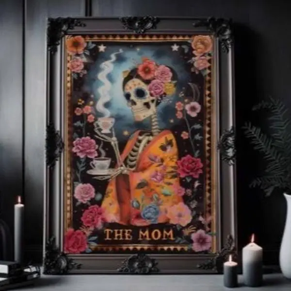 Tarot Print - Unique Home Decor Poster for Office or Bedroom gothic