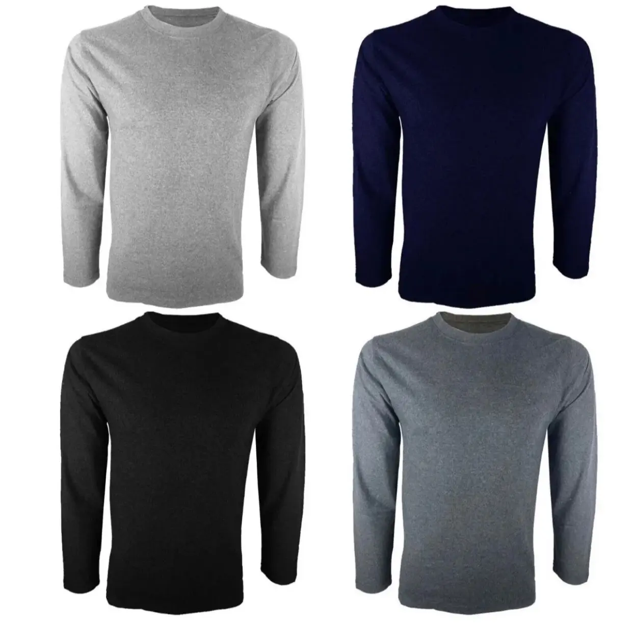 New Mens Plain FLEECE Sweatshirt Gym Jumper Menswear