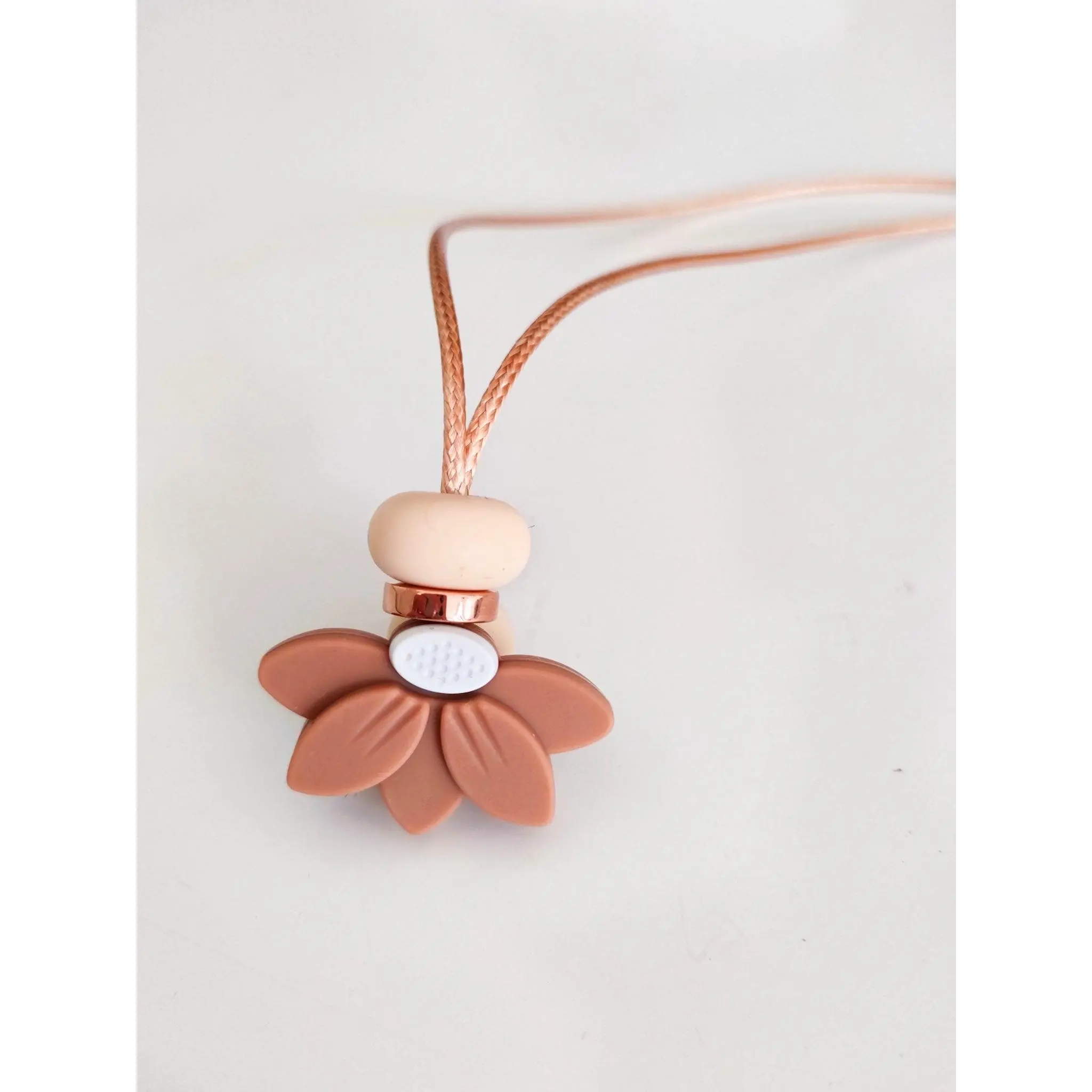Dainty Half Lily Pendant