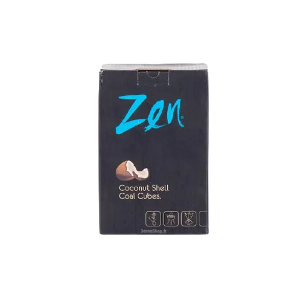 Zen Coconut Shell Coal Cubes 907g -Natural & Eco-Friendly -Low Ash & No Sparks-Long-Lasting Burn