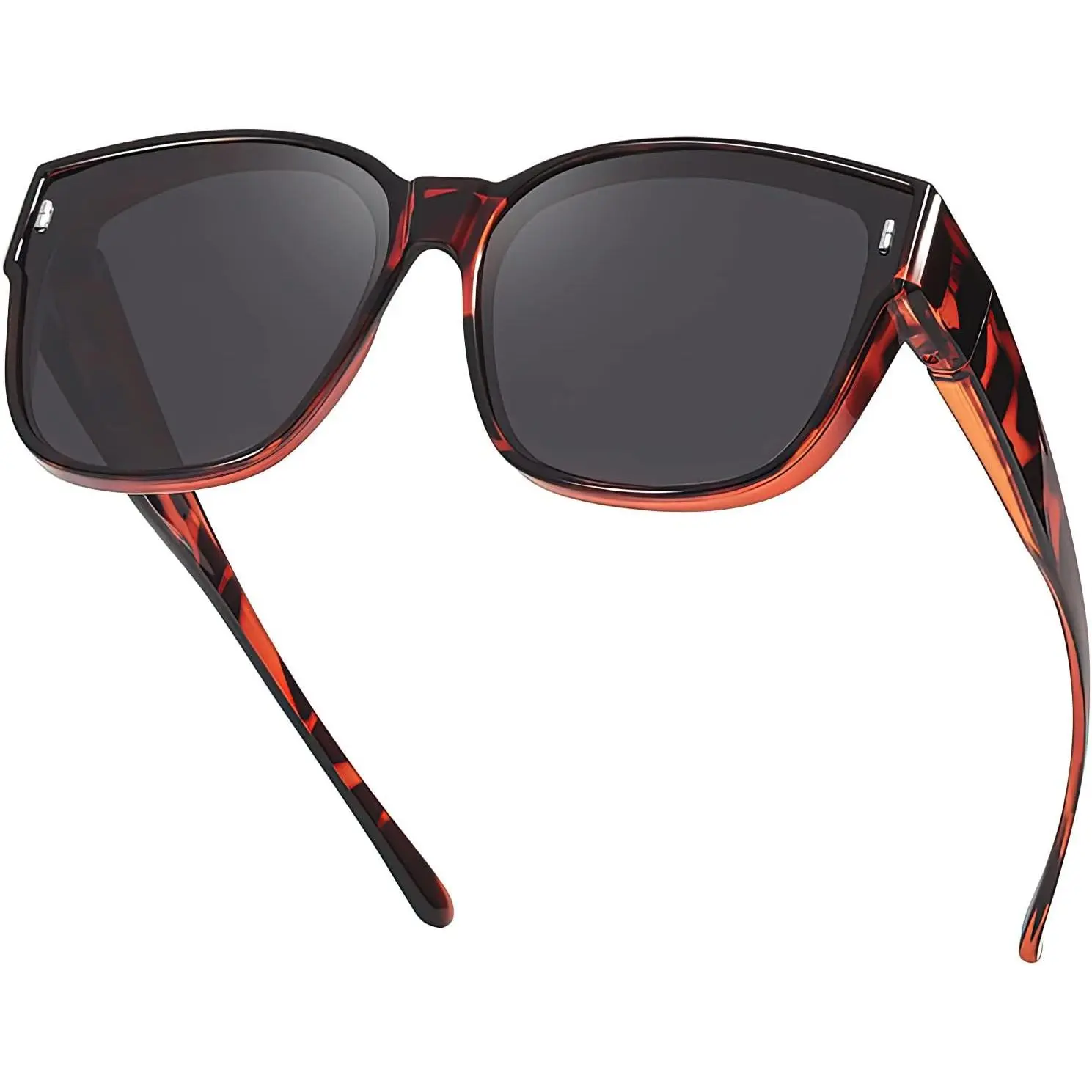 Myiaur Oversized Fit Over Sunglasses for Women, Trendy Wear Over Glasses, Polarized UV400 Protection Sunglasses for Driving Outdoors Gift for Festivals
