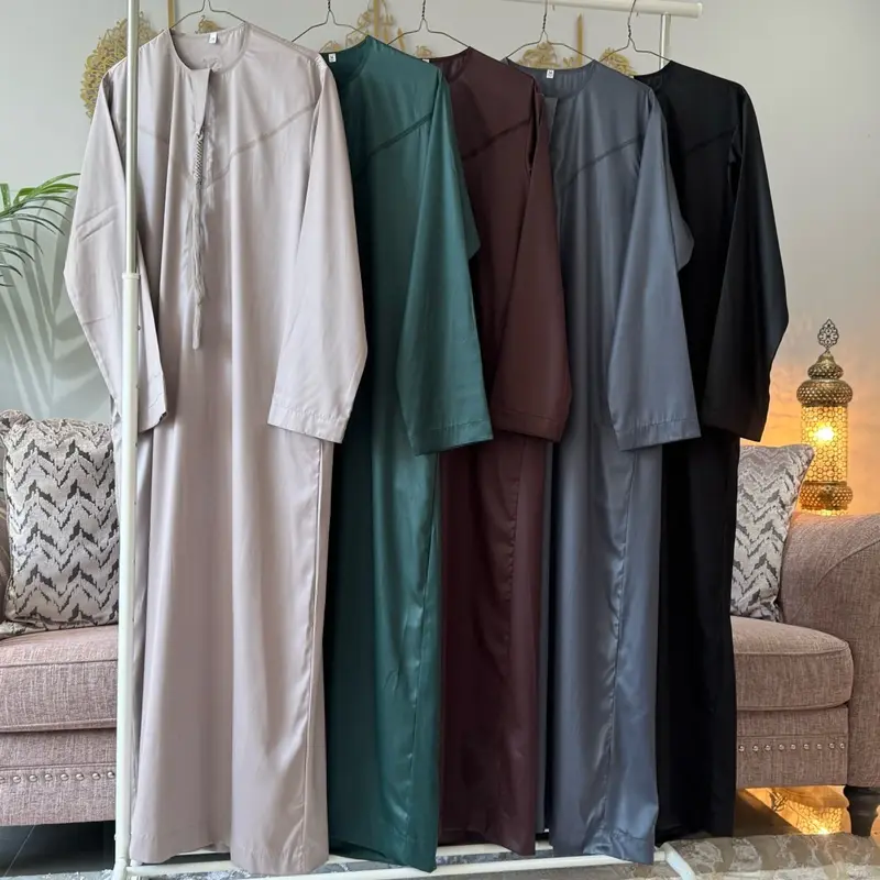 Embroidery Matching Abaya and Thobe for Ramadan 7