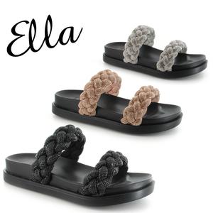 Kitty: Women's Braided Sliders - TAKE 1 SIZE UP