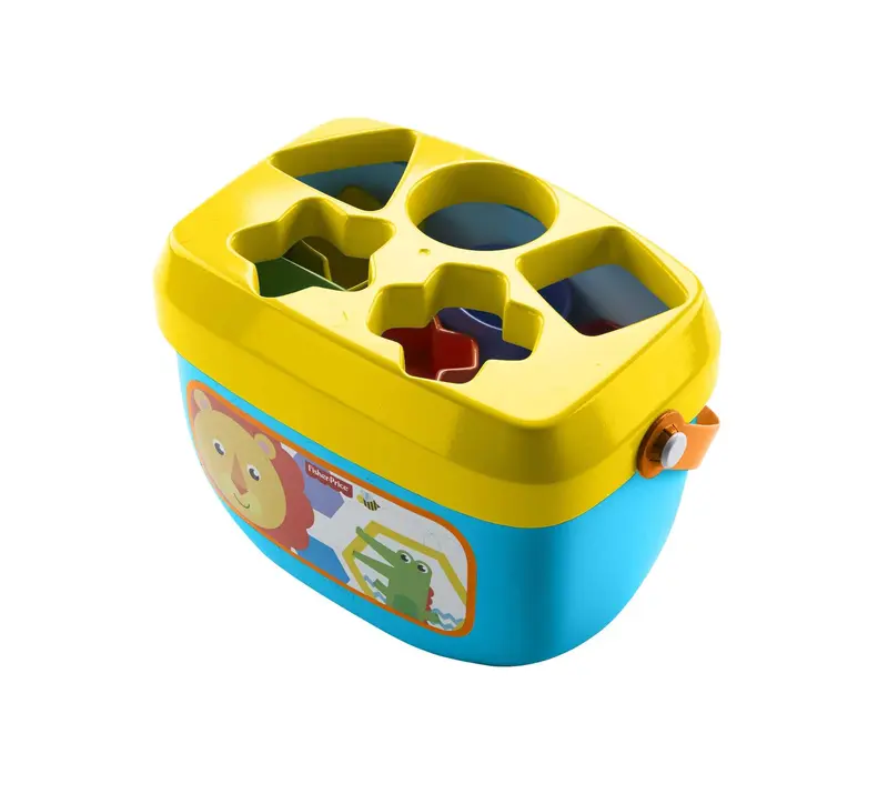 Fisher-Price Stacking Toy Baby’s First Blocks Set of 10 Shapes for Sorting Play for Infants Ages 6+ Months, FFC84 0