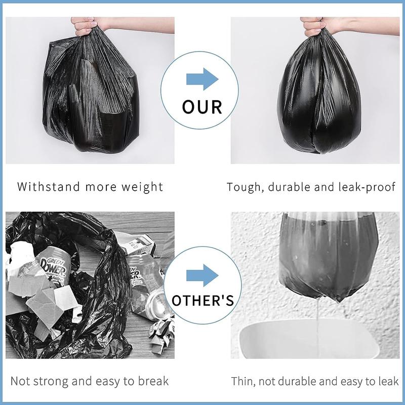 200 Heavy Duty Refuse Sack | Black | 72x85 cm | 75 L | Kitchen Bin Liners | Bin Liner | Bin Bags | Strong Waste Bags | Dustbin Bags Household Plastic Room 5