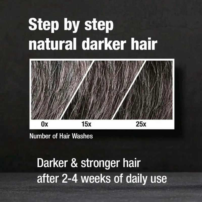 Alpecin Grey Attack Caffeine & Colour Shampoo for Men 1x 200ml | Gradually Darker and Stronger Hair | Controlled & Natural Looking Colour Effect for Less Greys | Against Thinning Hair Haircare Daily Cleansing Cleanser Comfort Conditioner 3