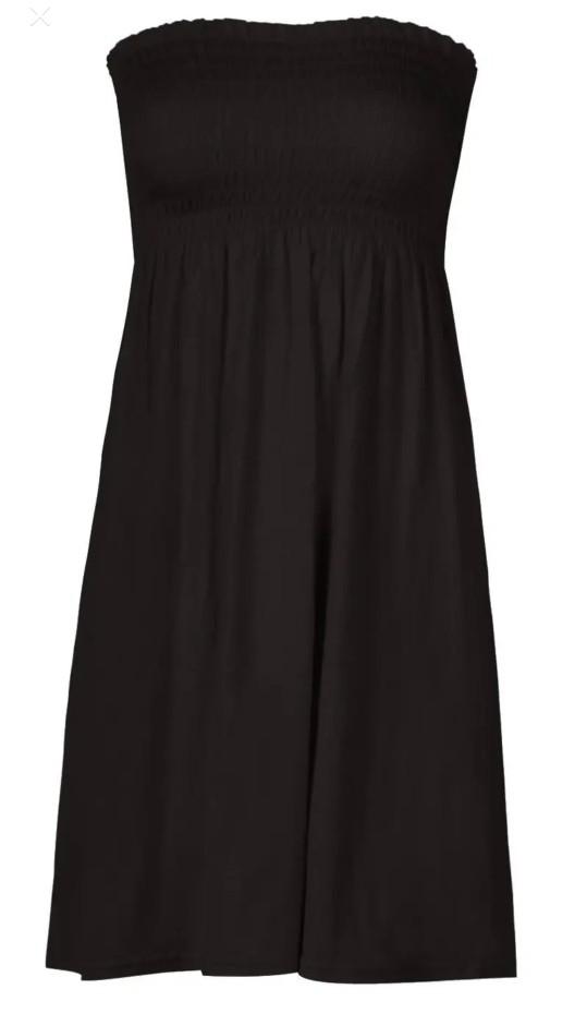 Product Introduction of STY Ladies Sheering Gather Boobtube Strapless Bandeau Summer Mini Dress Top Beachwear Coverup Holidays Casual Womenswear Comfort Basic Sleeveless Comfortable Style Chic Casual Wear 18
