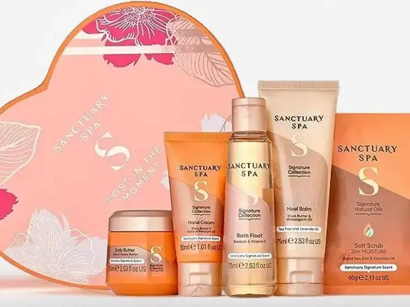 Sanctuary Spa Lost In The Moment Gift Set 330ml, Vegan Beauty Gift, Gifts For Women, Gift For Her, Birthday Gift Body Care Comfort Cosmetic Skincare