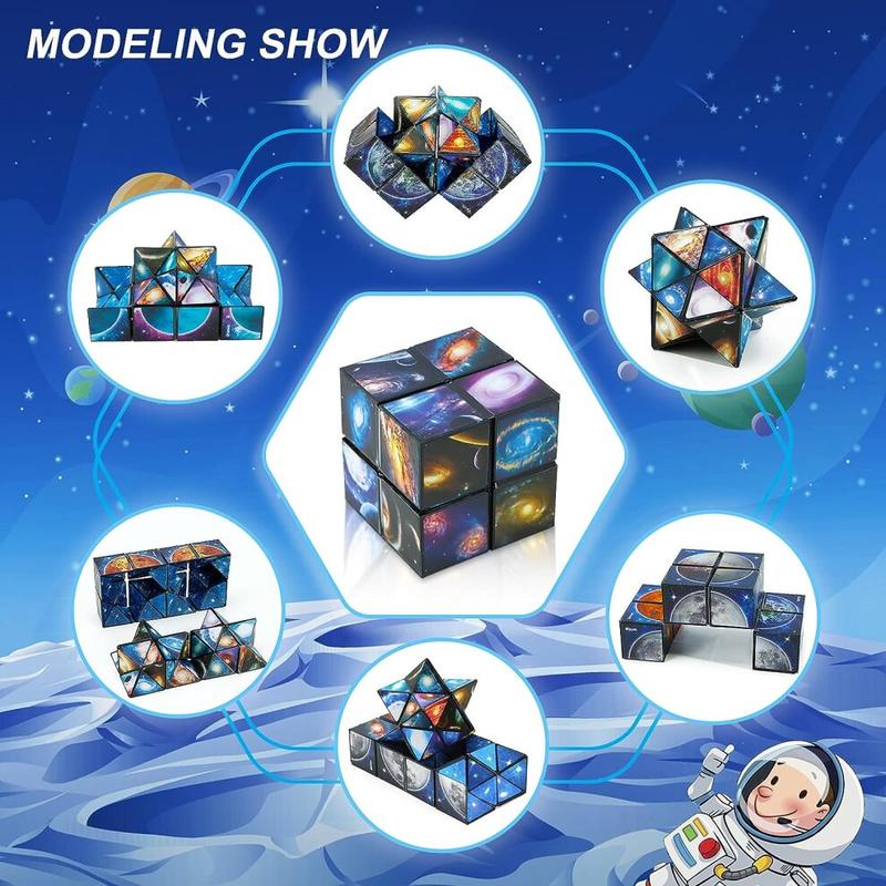 3D Magic Cube Star Cube Shifting Box Anti Stress Puzzle Toys Kids Gift 4